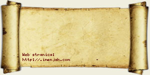 Nadja Jakišić vizit kartica